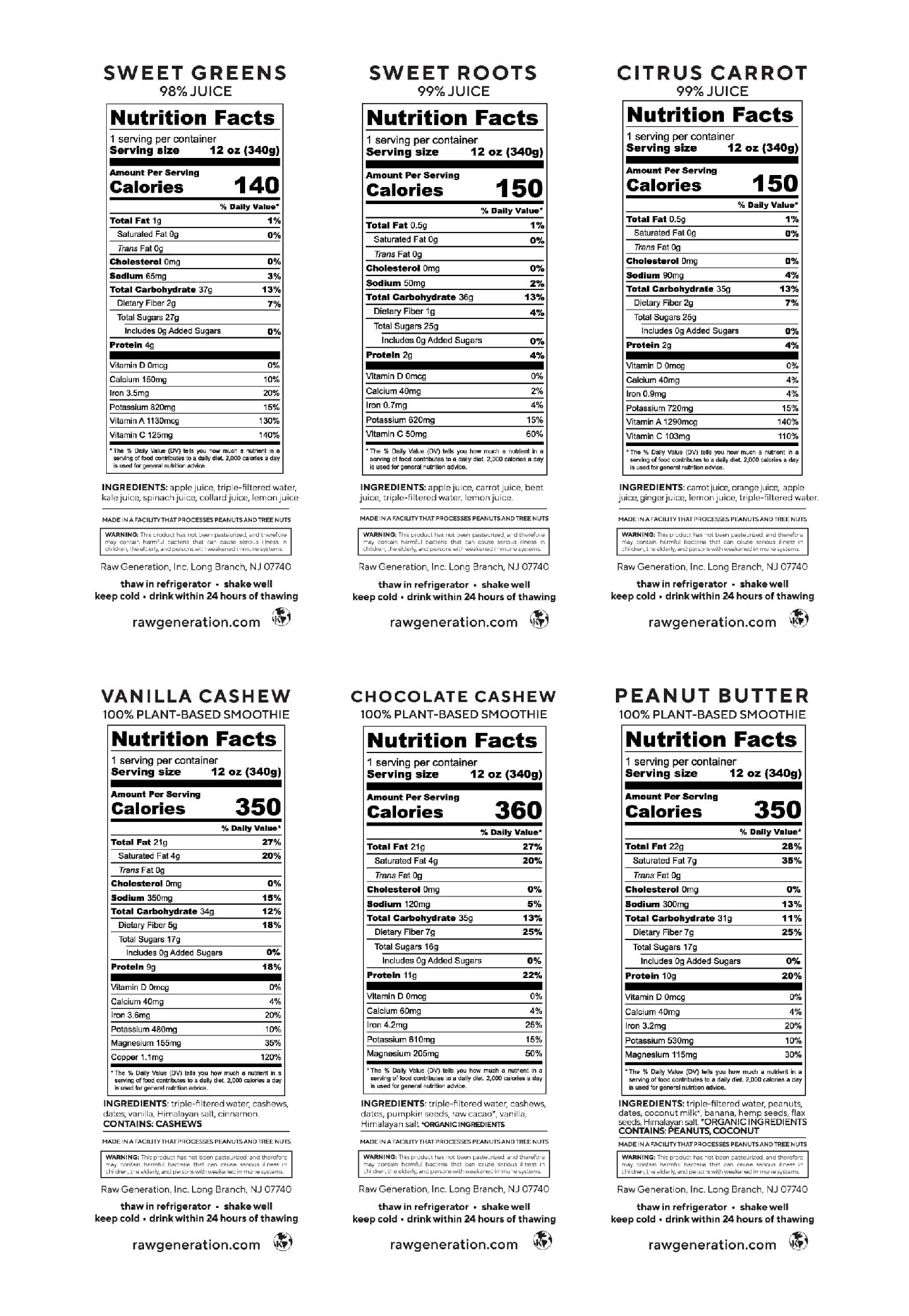protein cleanse back labels