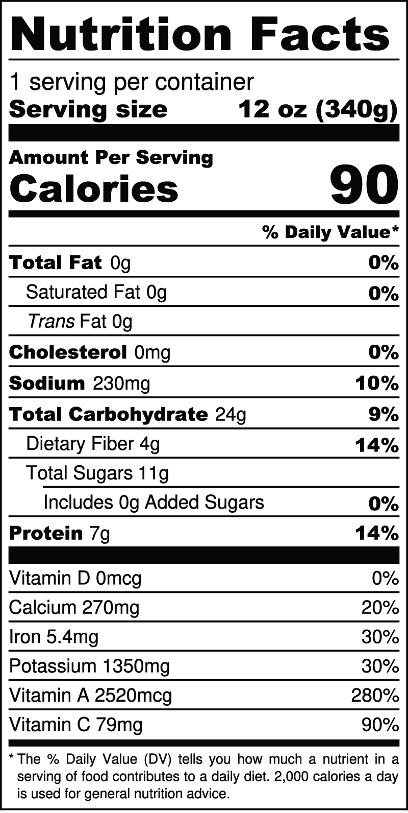 Apple Celery Juice nutrition facts