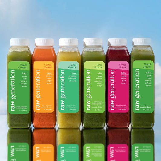 line up of skinny cleanse