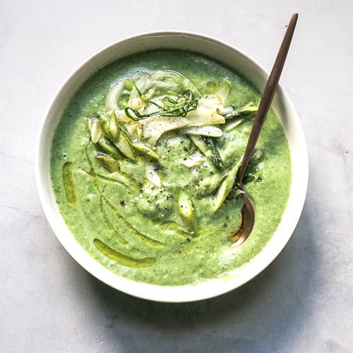 Creamy Vegan Soup for Weightloss with Artichoke and Celery - Raw Generation