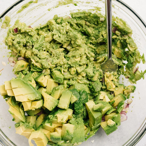 Guacamole in a bowl