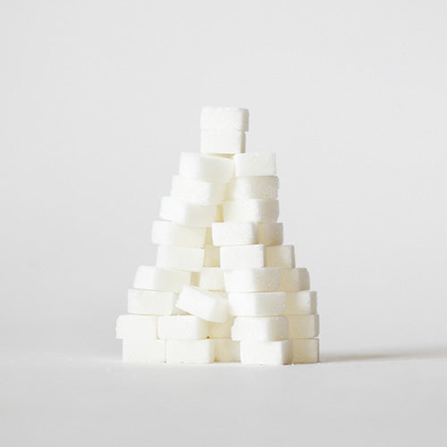 Stack of sugar cubes