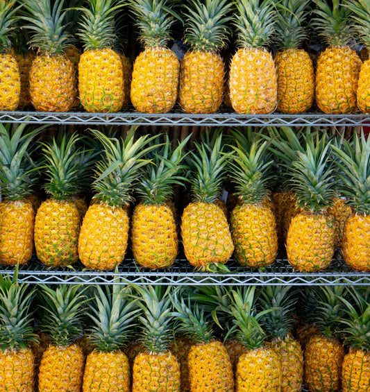 So many pineapples!