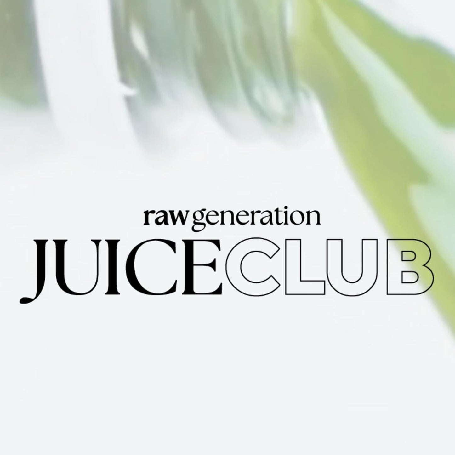 Raw Generation Juice Club logo