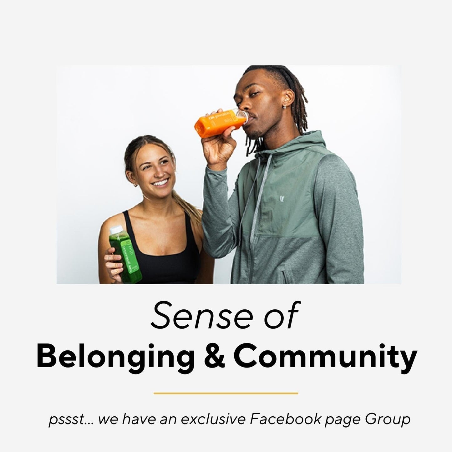 Access to our Facebook group with Juice Club membership