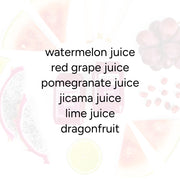 Pink Sippers for Kids (2-Count) by Raw Generation featuring watermelon, red grape, pomegranate, jicama, lime juices, and dragonfruit, highlighting immune support and cardiovascular wellness with pure, natural ingredients.