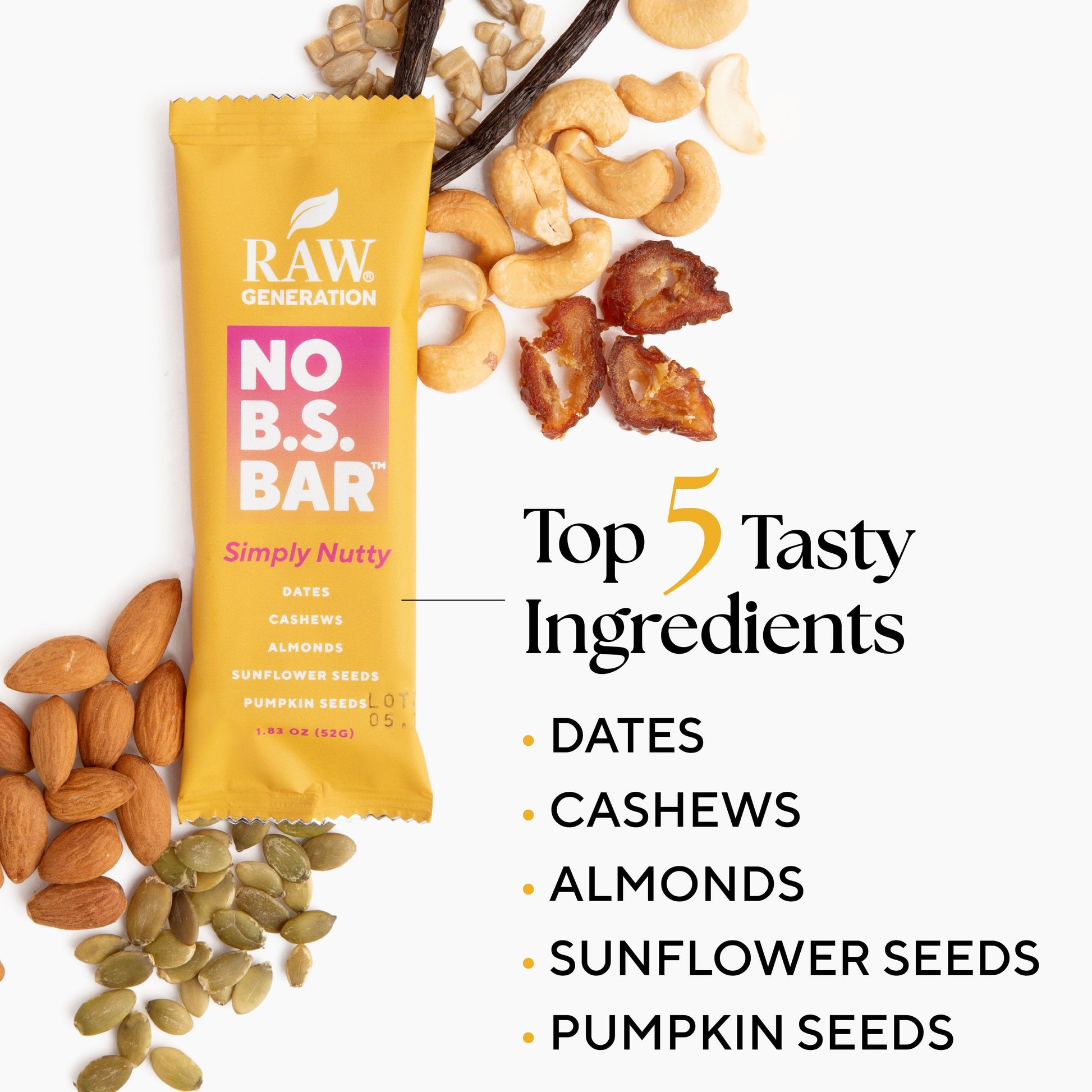 No B.S. Healthy Snack Bars with Protein | Raw Generation – Raw Generation,  Inc.