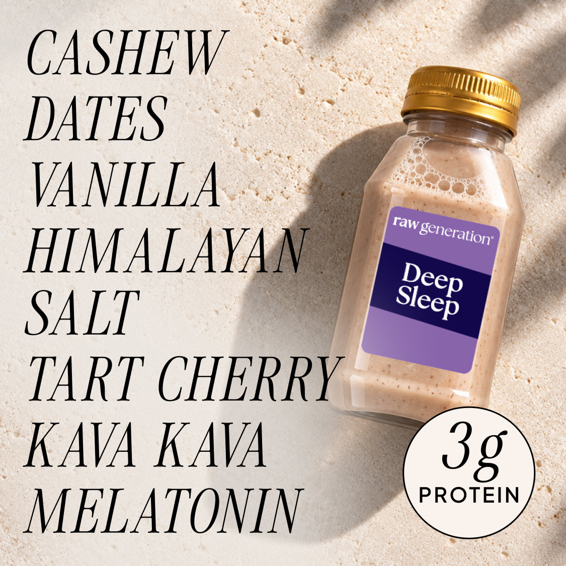 Sleep Boost™ Plant-Based Wellness Shots For Improved Sleep – Raw Generation