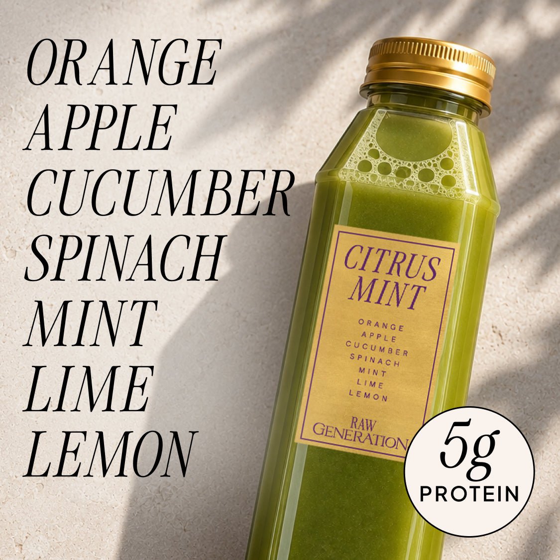 Citrus Mint Juice - Raw Generation