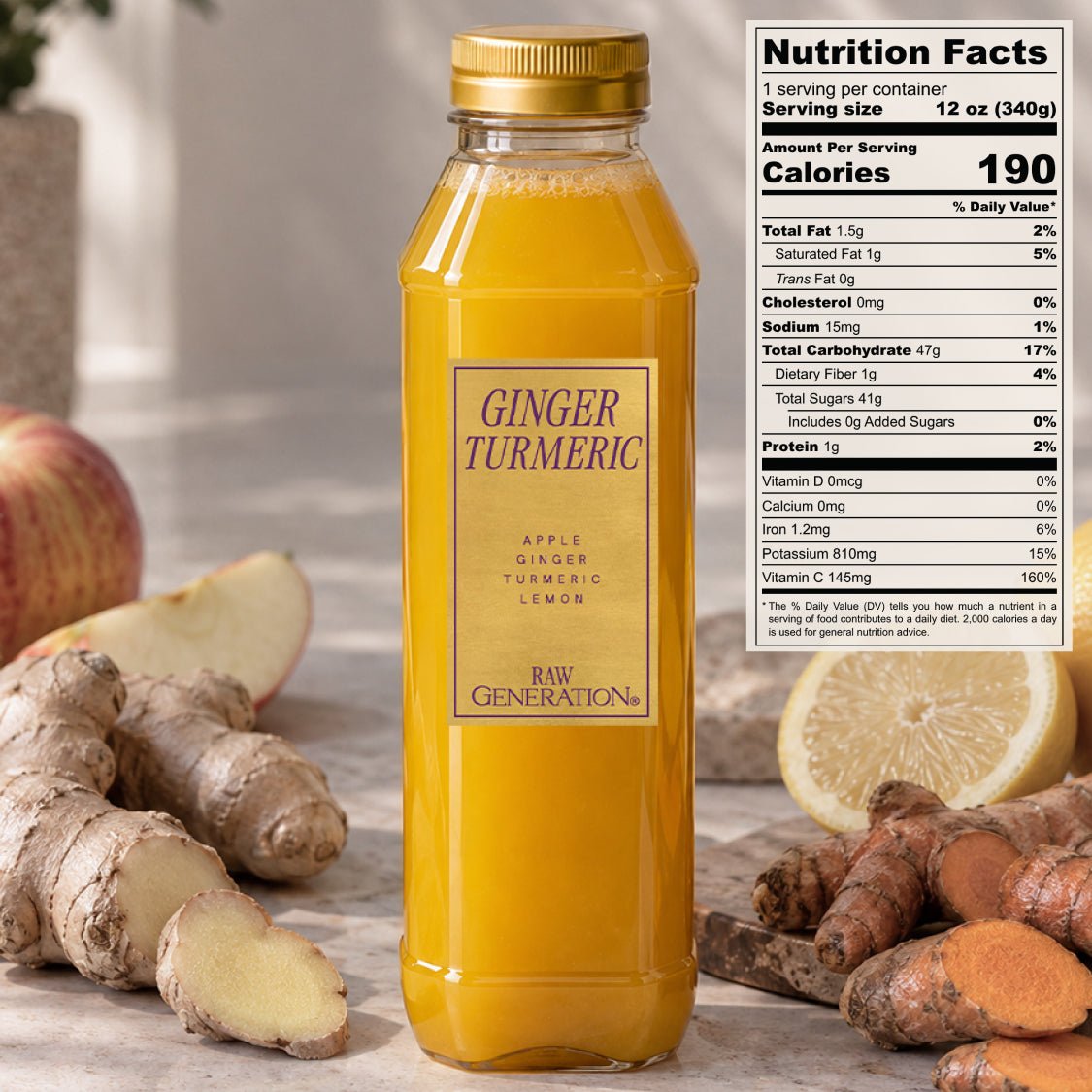 Ginger Turmeric - Raw Generation