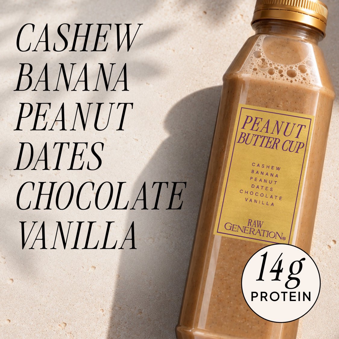 Peanut Butter Cup Smoothie - Raw Generation