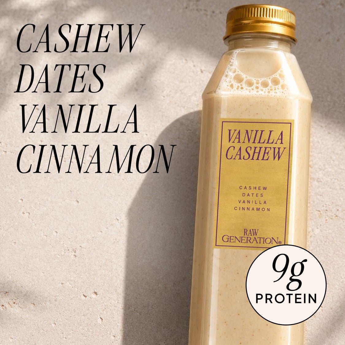 Vanilla Cashew Smoothie - Raw Generation