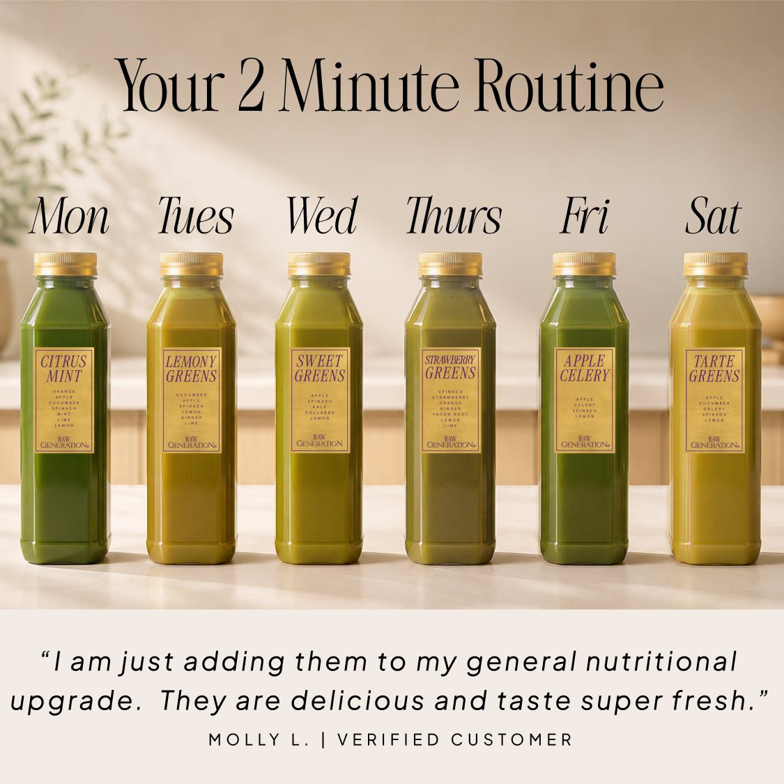 Daily Green Juice Routine - Raw Generation