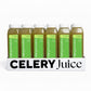 Celery Juice Pack featuring 18 bottles, showcasing nature's nutritional powerhouse for gut health and detox, ideal for a revitalizing morning routine.
