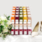 Bridal Reset: A collection of red juice bottles and a white flower bouquet, designed for bridal beauty and wellness, addressing common bridal concerns.