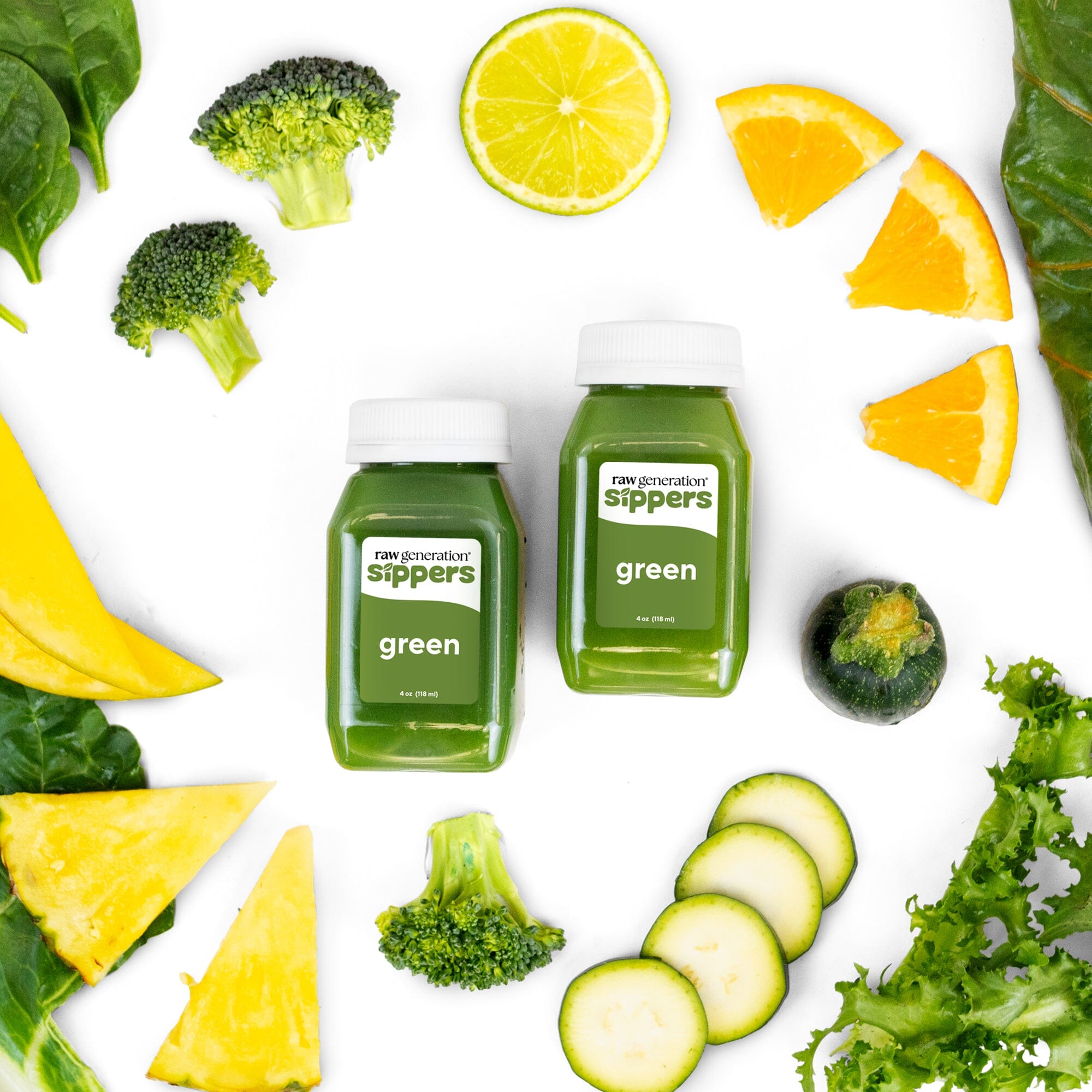 Green Sippers for Kids (2-Count) - Raw Generation