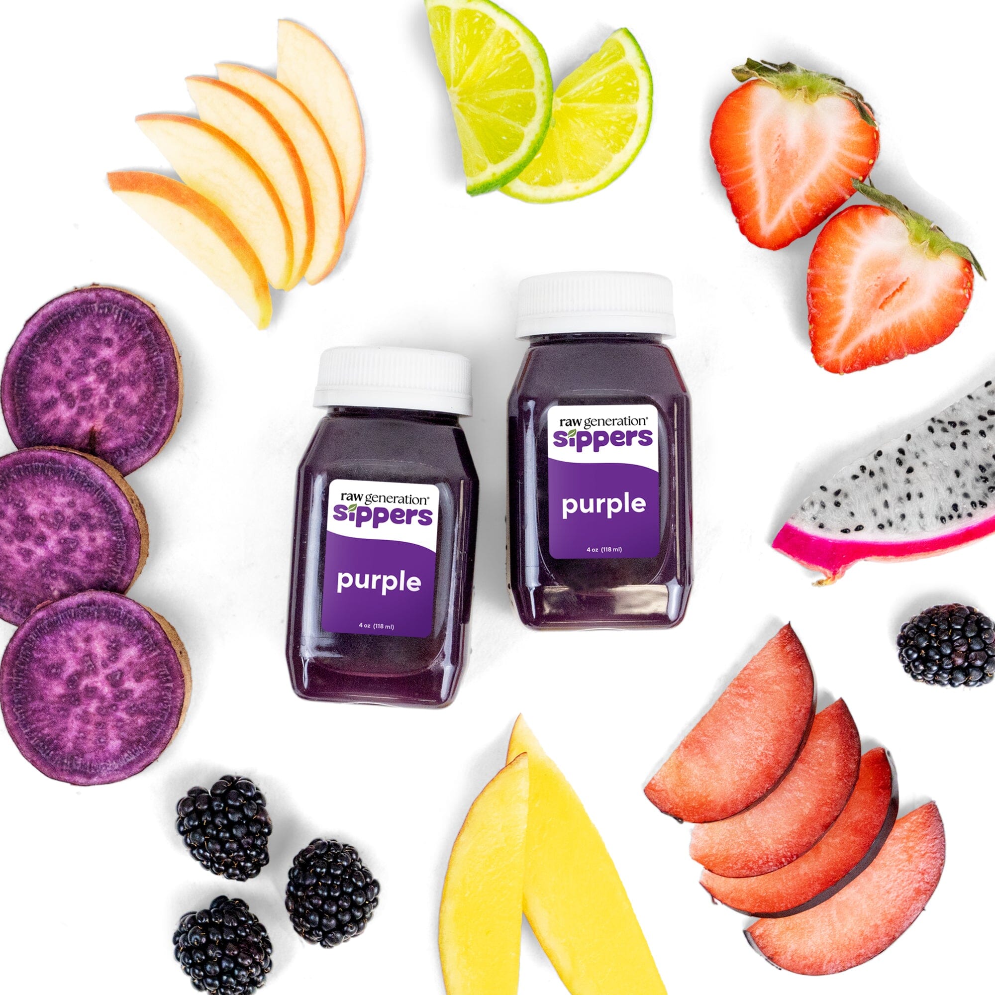 Purple Sippers for Kids (2-Count) - Raw Generation