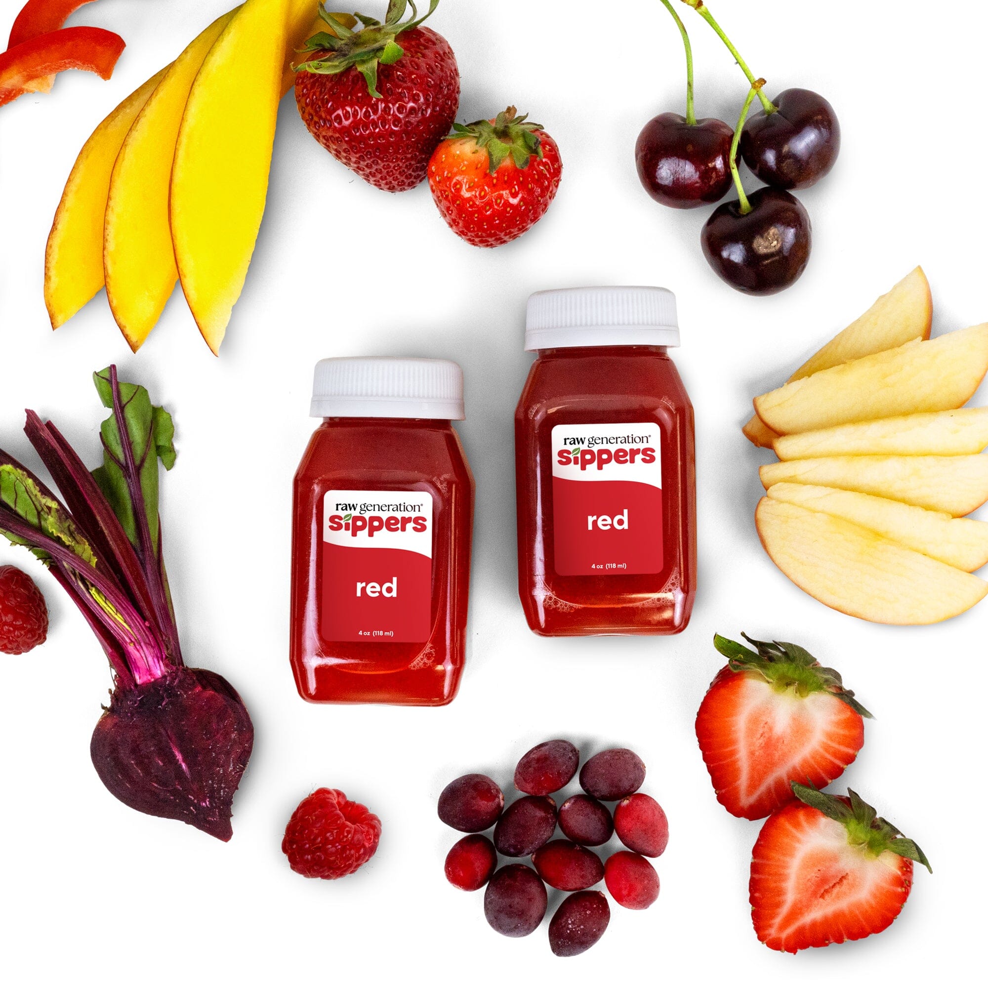 Red Sippers for Kids (2-Count) - Raw Generation
