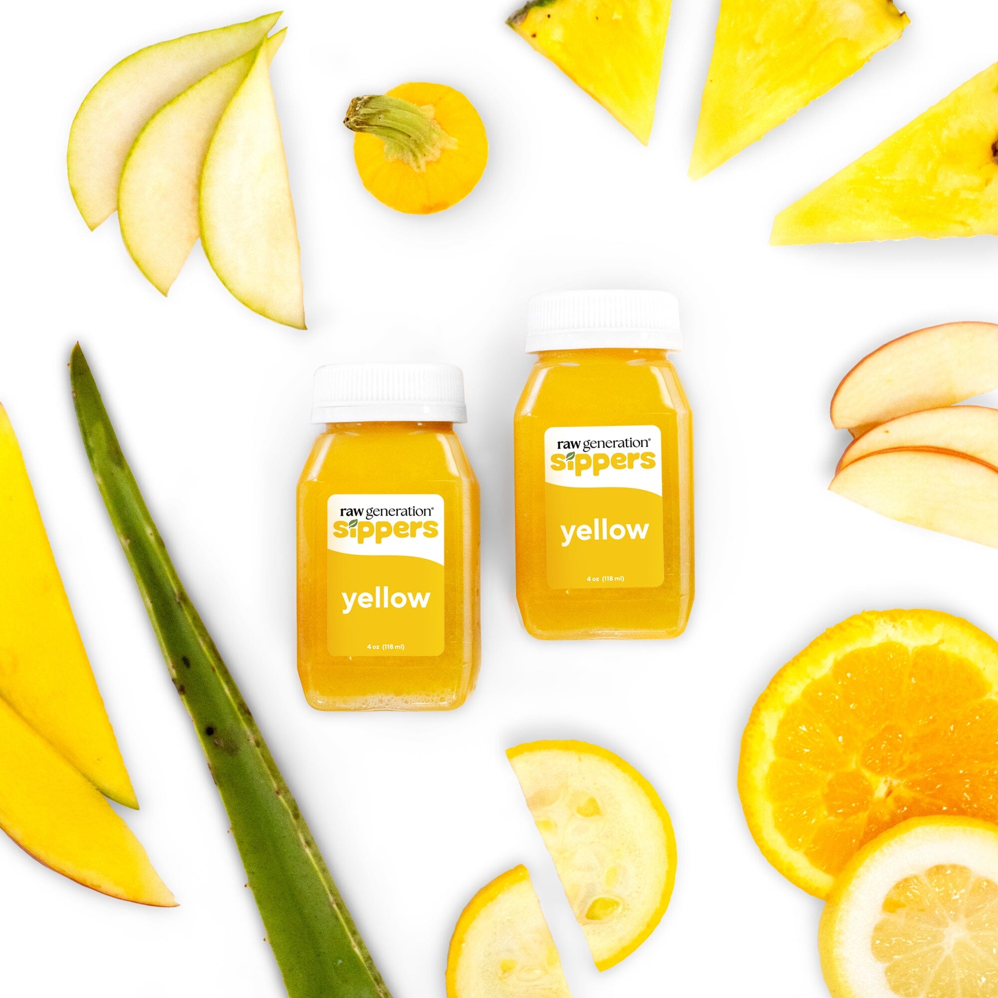 Yellow Sippers for Kids (2-Count) - Raw Generation