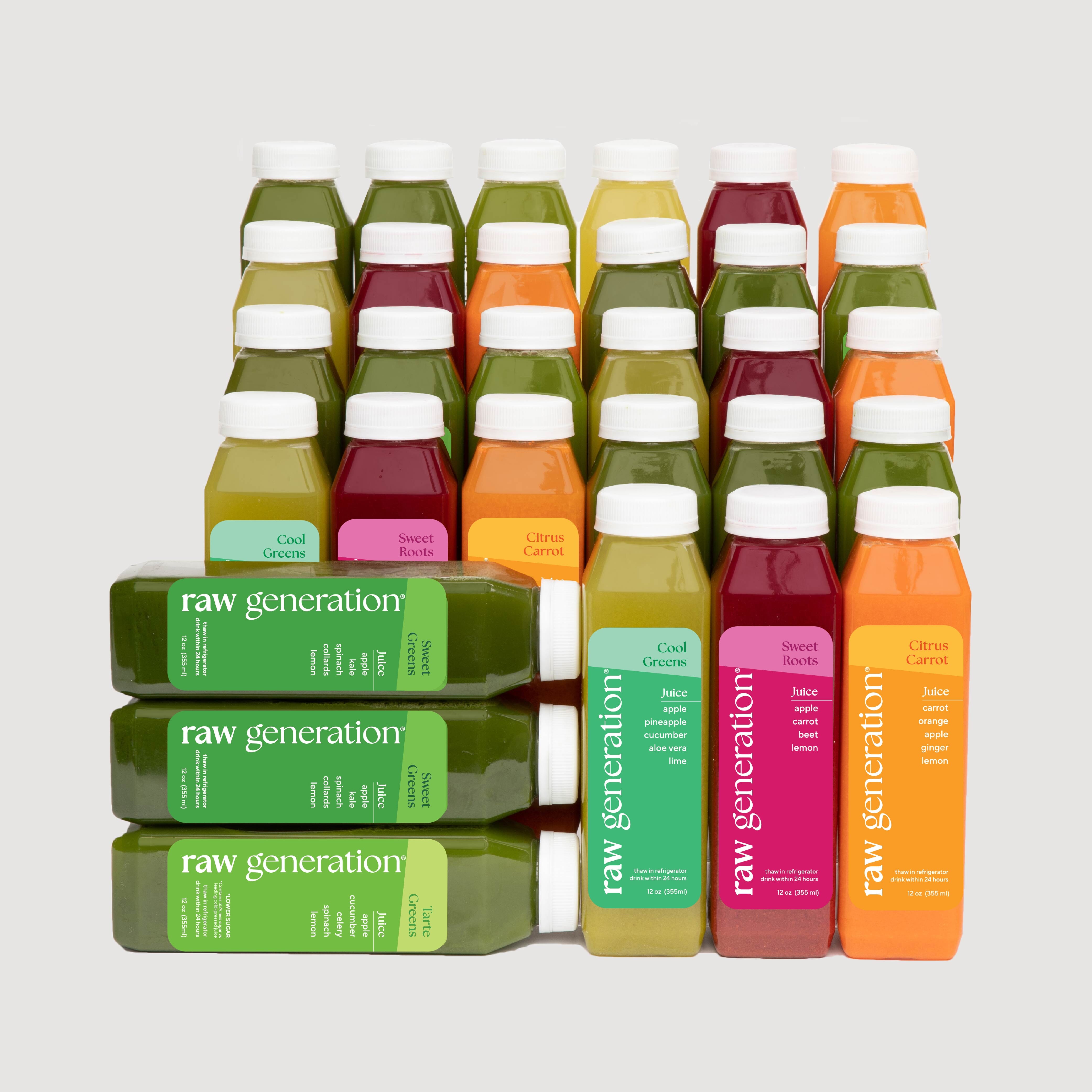 All Natural Raw Juice Cleanse - Cold-Pressed Juice