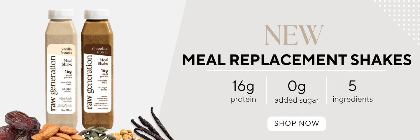 New meal replacement shakes, 16g protein, 0g added sugar, 5 ingredients