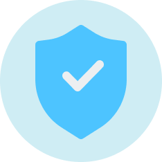 Shield graphic with checkmark symbolizes Worry-Free Shipping, emphasizing secure, reliable delivery.